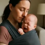 Babywearing e coliche gassose: come il portare può alleviare i fastidi più comuni nei neonati