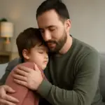 Portare il bambino nei momenti di crisi emotiva: la strategia che calma davvero anche nei giorni difficili