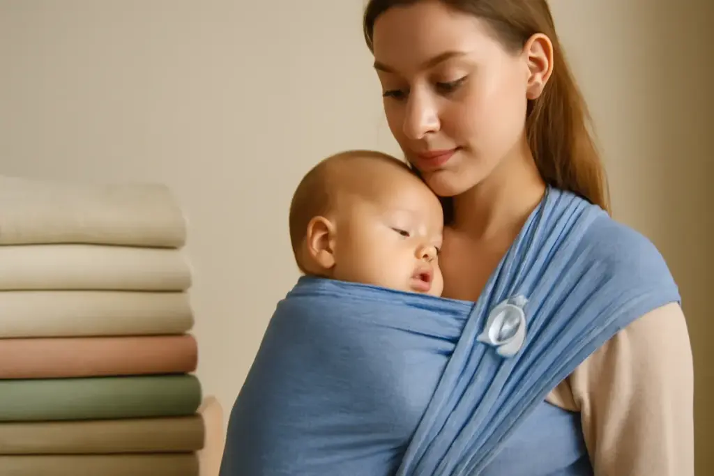 Tessuti certificati per il babywearing: perché fanno davvero la differenza sulla pelle sensibile