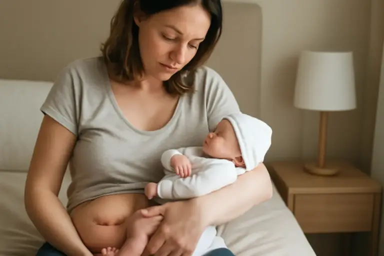 Posso portare il bambino dopo il parto cesareo? I consigli che aiutano davvero il recupero