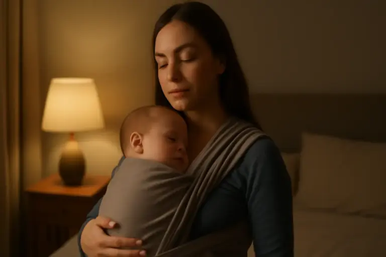 Inserire il babywearing nella routine serale: la soluzione dolce per favorire rilassamento e addormentamento