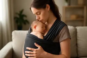 Babywearing e contatto pelle a pelle post parto: perché accelera il recupero materno e la produzione di ossitocina
