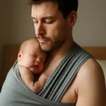 Babywearing a contatto pelle a pelle: l’impatto su coliche e sonno secondo gli studi