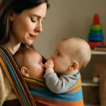 Babywearing e stimolazione sensoriale: quali stimoli positivi apporta per lo sviluppo cognitivo nei primi mesi