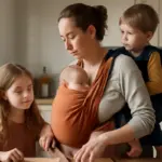Bambini di età diverse e babywearing condiviso: suggerimenti pratici per non escludere nessuno nelle attività quotidiane