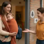 In che modo il babywearing facilita l’inserimento all’asilo nido? L’aiuto concreto nella transizione e nel distacco
