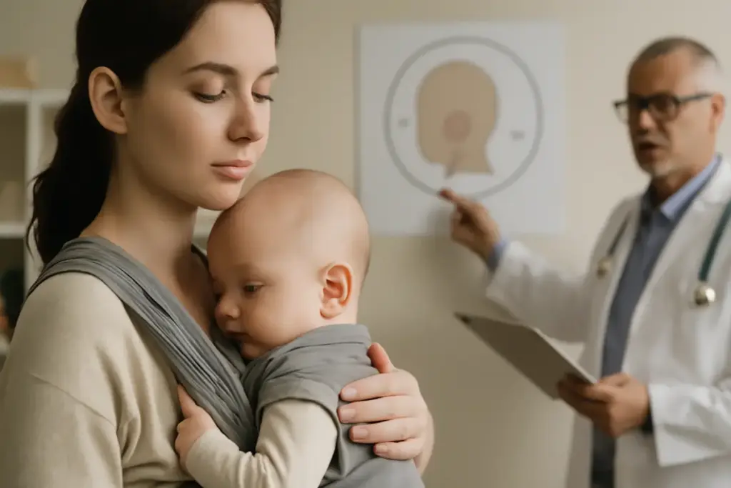 Il babywearing aiuta a prevenire la sindrome della testa piatta? Le precauzioni utili secondo i pediatri