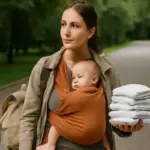 Come organizzare le giornate fuori con babywearing e pannolini lavabili: suggerimenti anti-stress