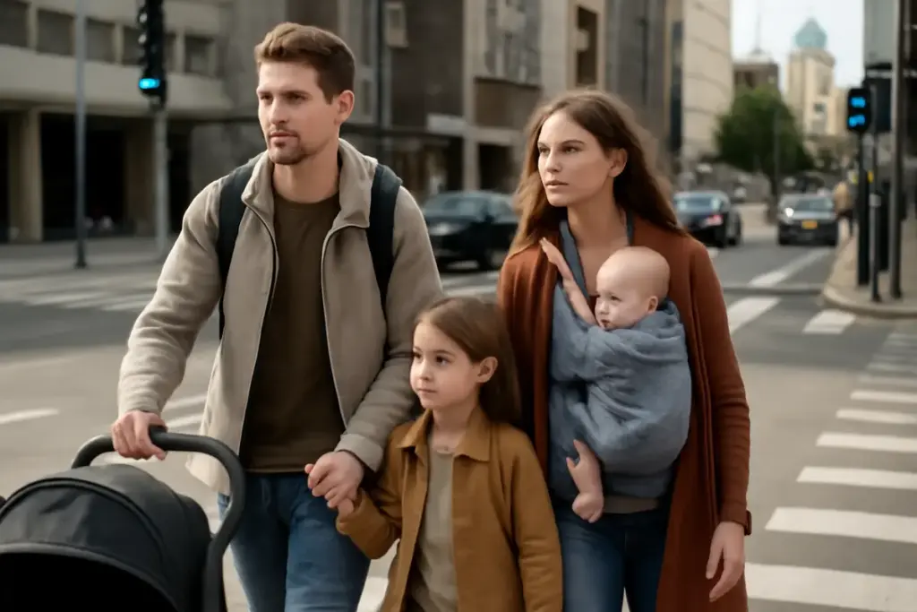 Come organizzare le uscite in famiglia con il babywearing: idee salva-tempo che aiutano anche nei contesti urbani complessi
