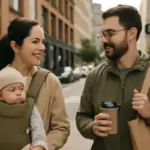 Genitori e babywearing in città: come semplificare spostamenti e commissioni quotidiane