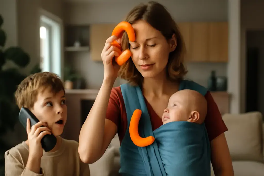 Gestione degli imprevisti familiari mentre si pratica babywearing: come reagire con creatività e mantenere la calma