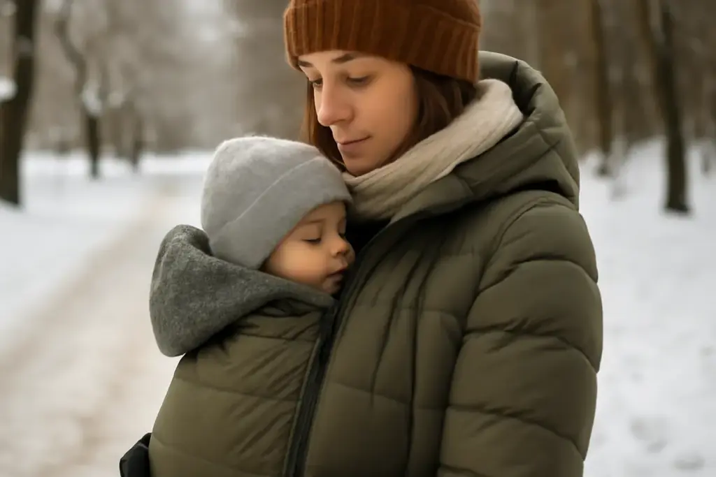 Babywearing in inverno: i materiali migliori per evitare sbalzi termici e disagi