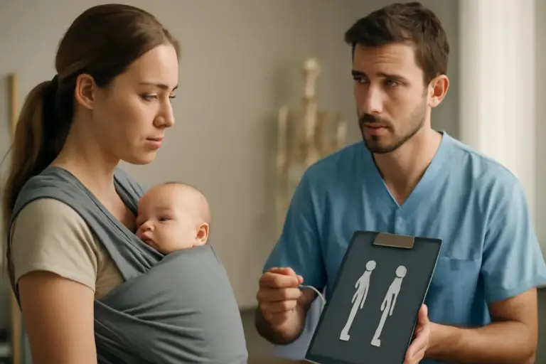 Temi che il babywearing possa rovinare la postura? La verità spiegata dai fisioterapisti